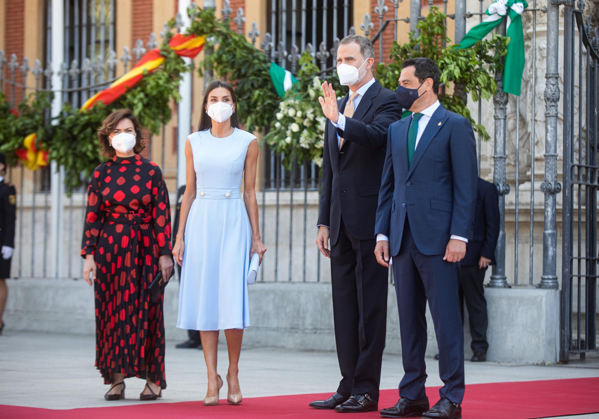 El Rey Felipe VI recibe en Sevilla la Medalla de Honor de Andalucía