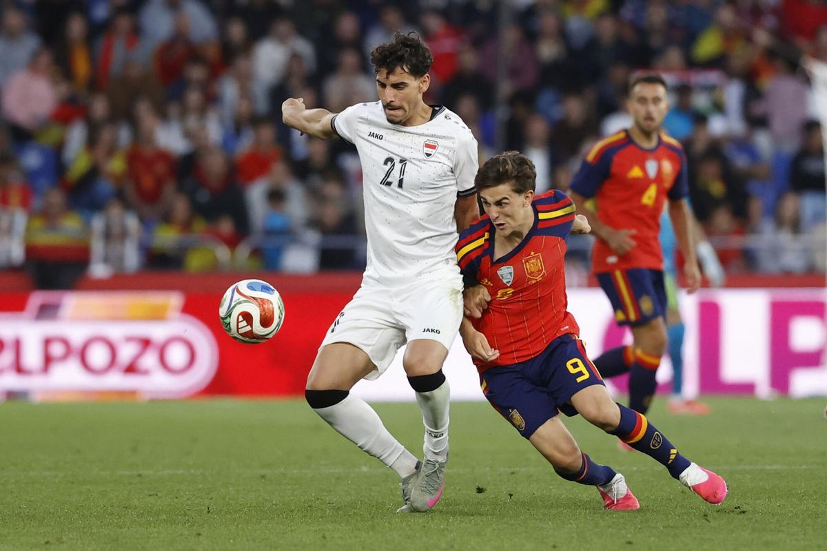 Amistoso de selecciones: España - Irak, en imágenes.