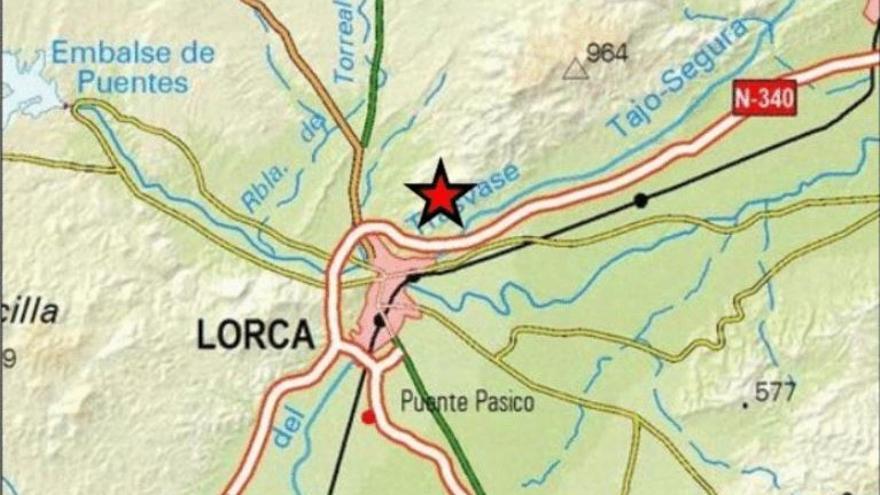 Segundo terremoto en Lorca en menos de un día, este de 1.9 grados