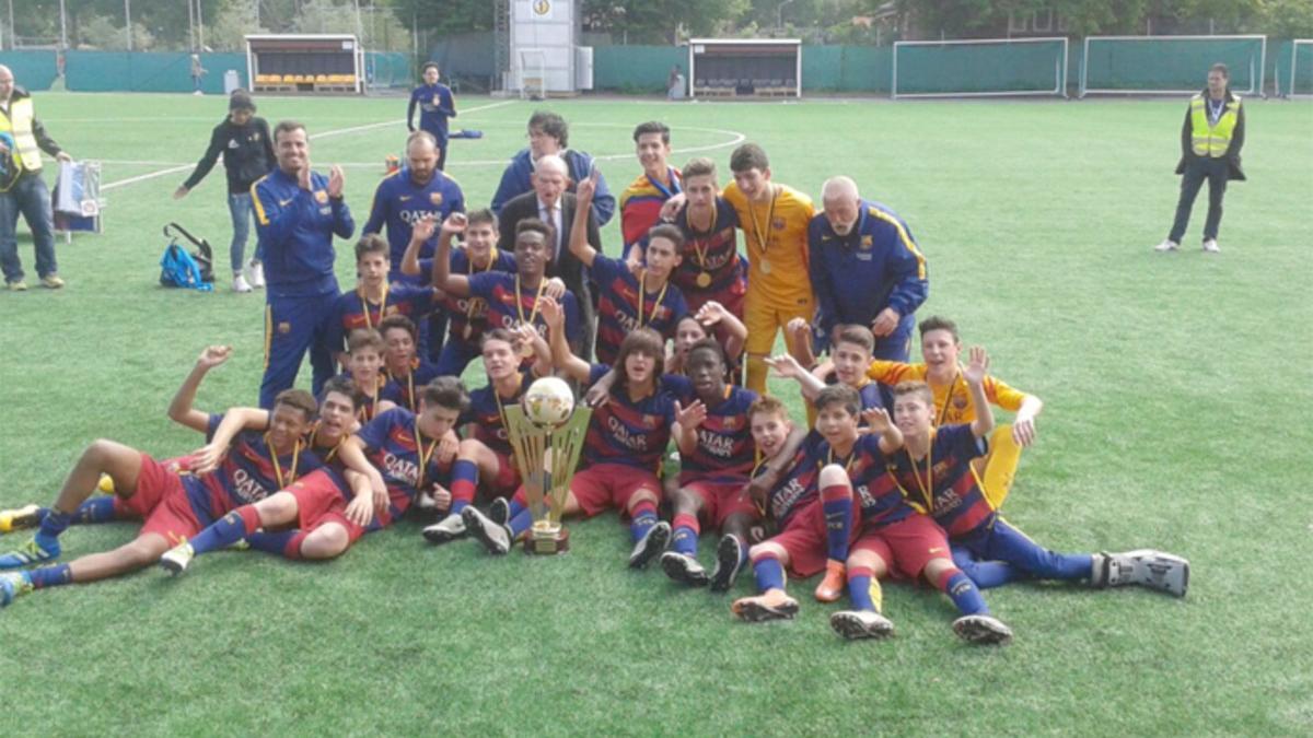 Victoria de prestigio para el infantil A del Barça