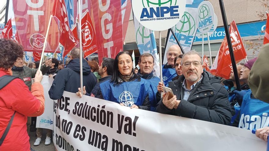 Los trabajadores públicos salen a la calle por Muface: &quot;¡Basta ya de ser rehenes de las aseguradoras y del Gobierno!&quot;