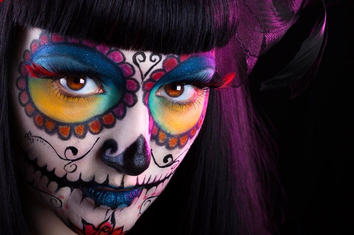 Maquillaje para Hallowen: calavera mexicana