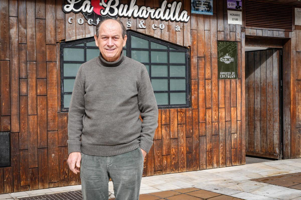 Pedro Noriega, el propietario de La Buhardilla