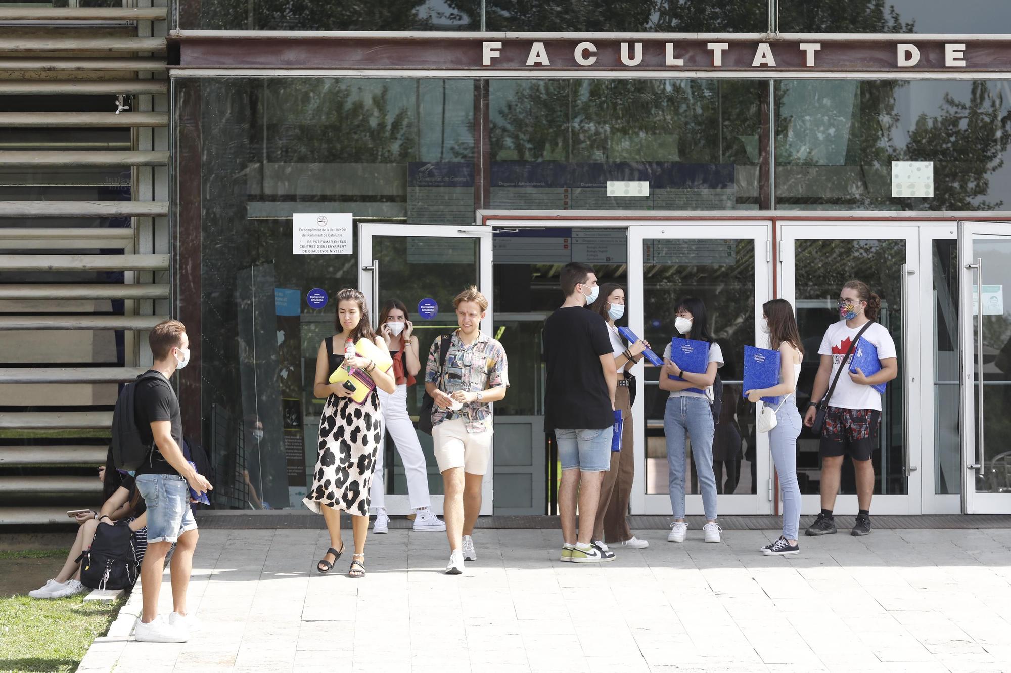 A la UdG, classes al 70% d’aforament