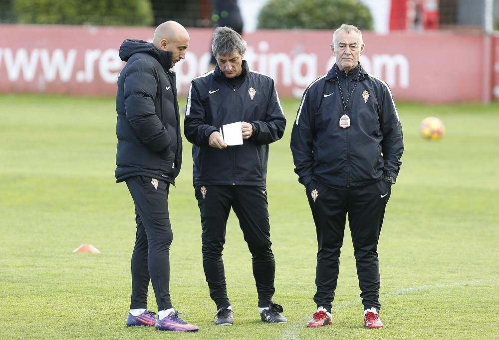 Entrenamiento del Sporting