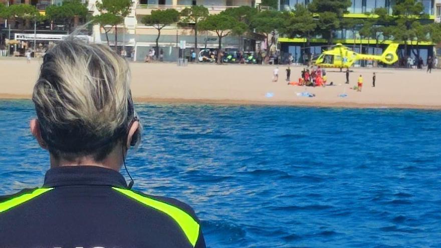 Citizen rescues 74-year-old woman from water in Platja d’Aro who was suffering from heart attack