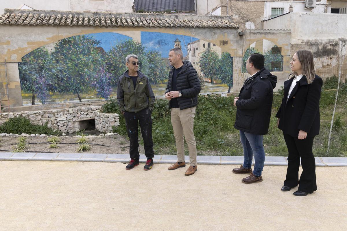 Nuevo mural en el espacio Los huertos del Vicario