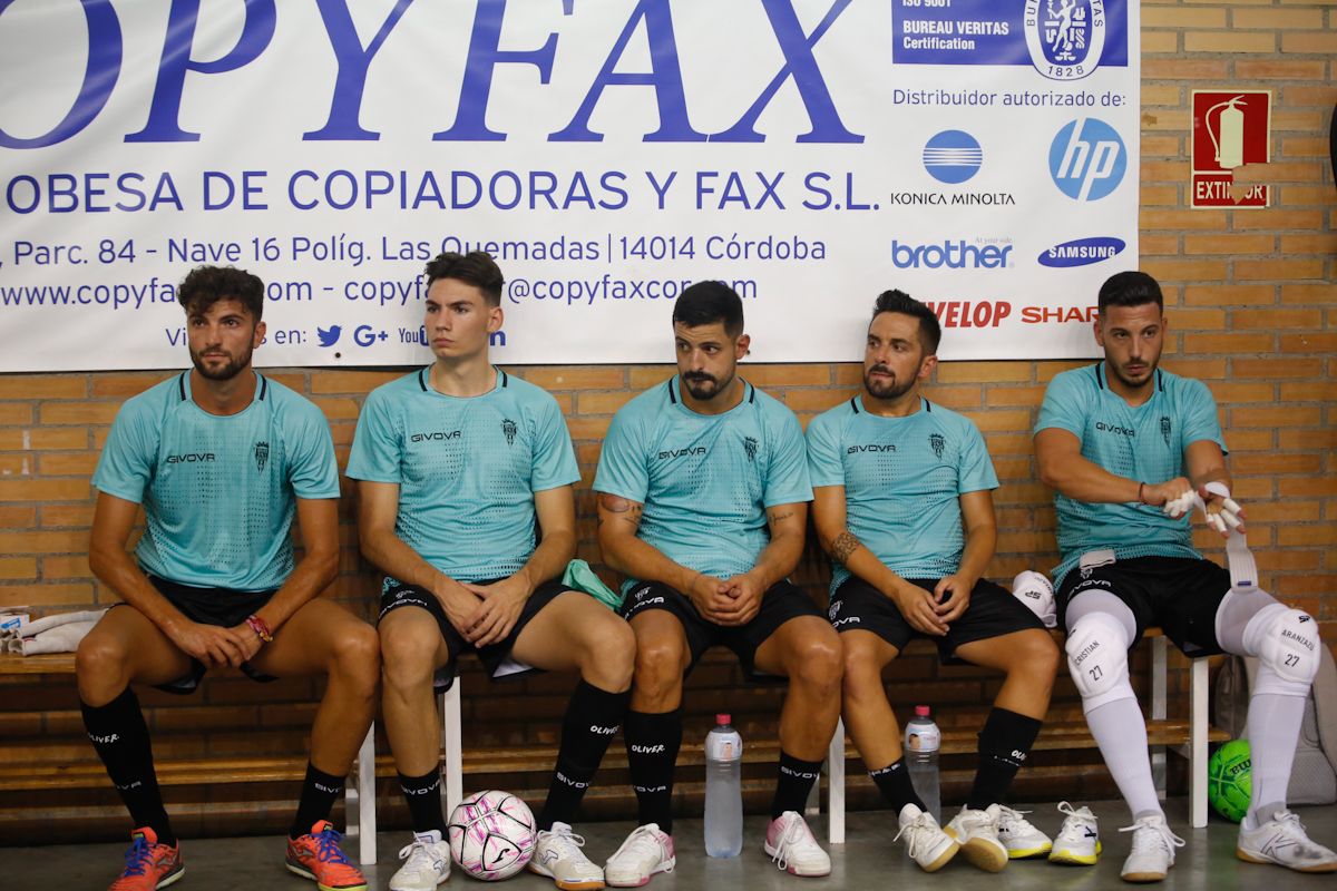 La primera sesión en pista del Córdoba Futsal en imágenes