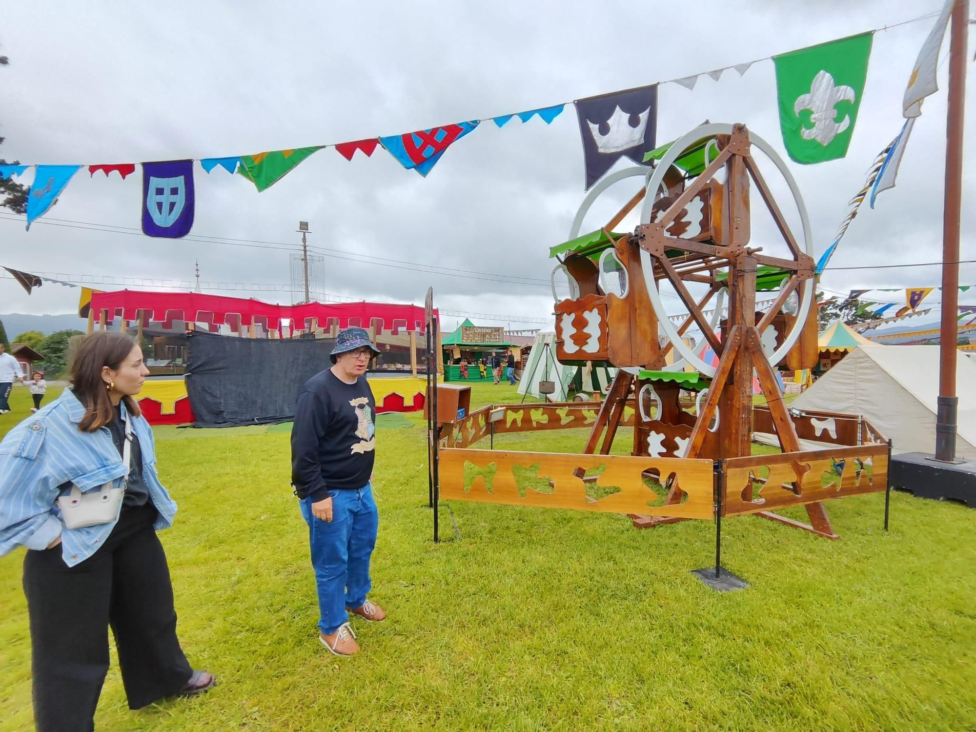 Todo listo para la gran cena y torneo medieval de Llanera