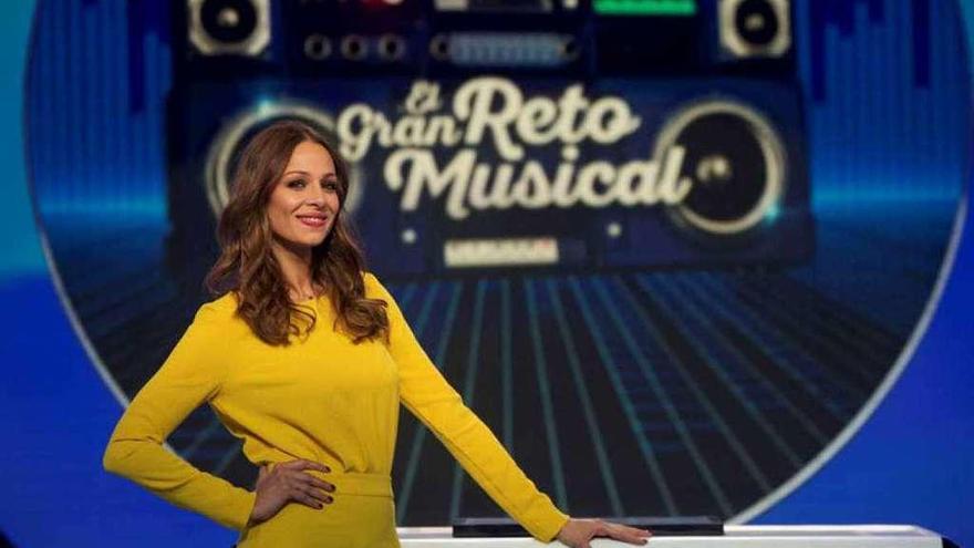 La presentadora de &#039;El gran reto musical&#039;, Eva González.