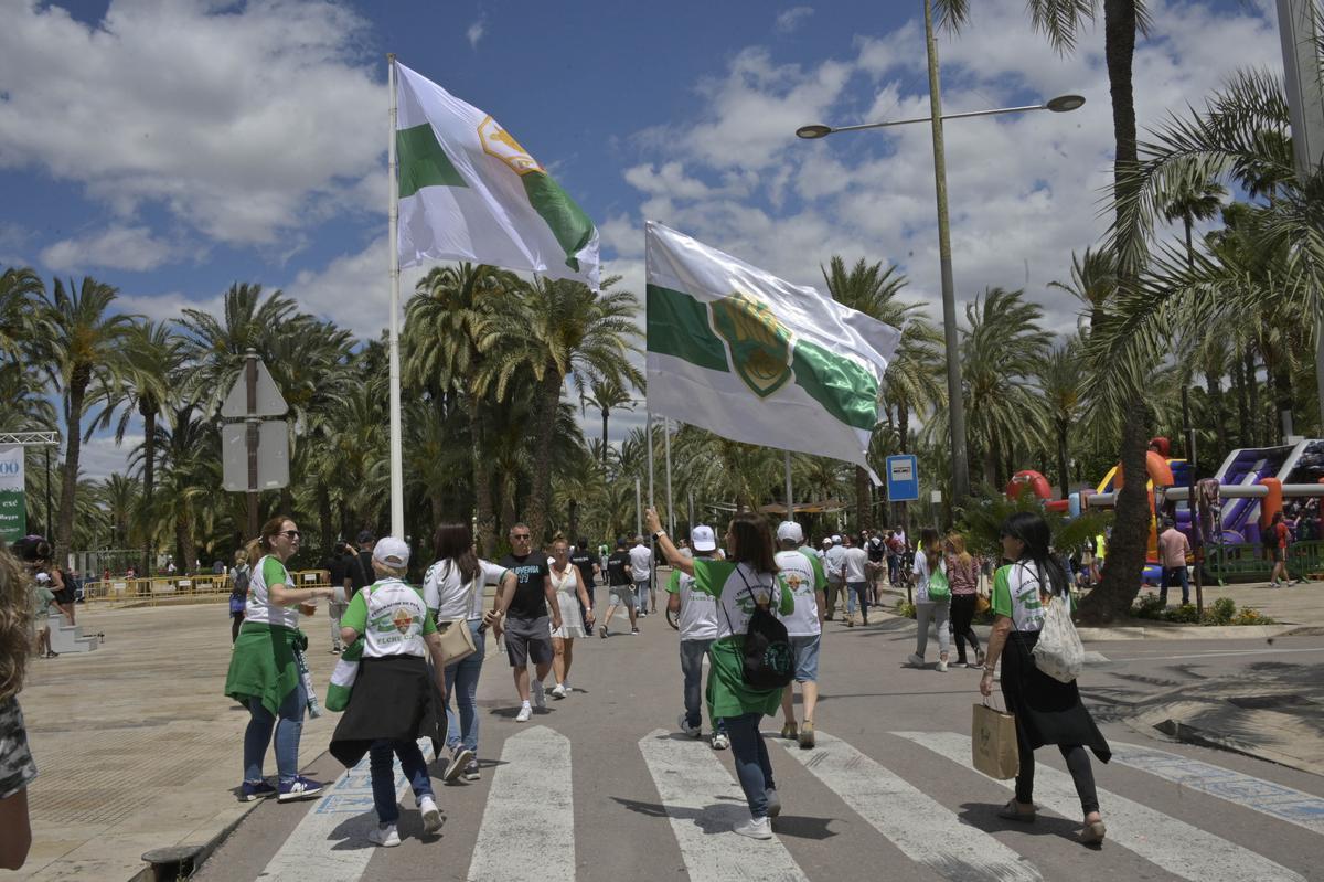 &quot;Fan Zone&quot; de la Federación de Peñas del Elche CF