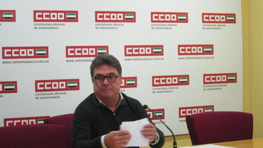 Carretero dejará de ser secretario general de CCOO Extremadura en mayo de 2017