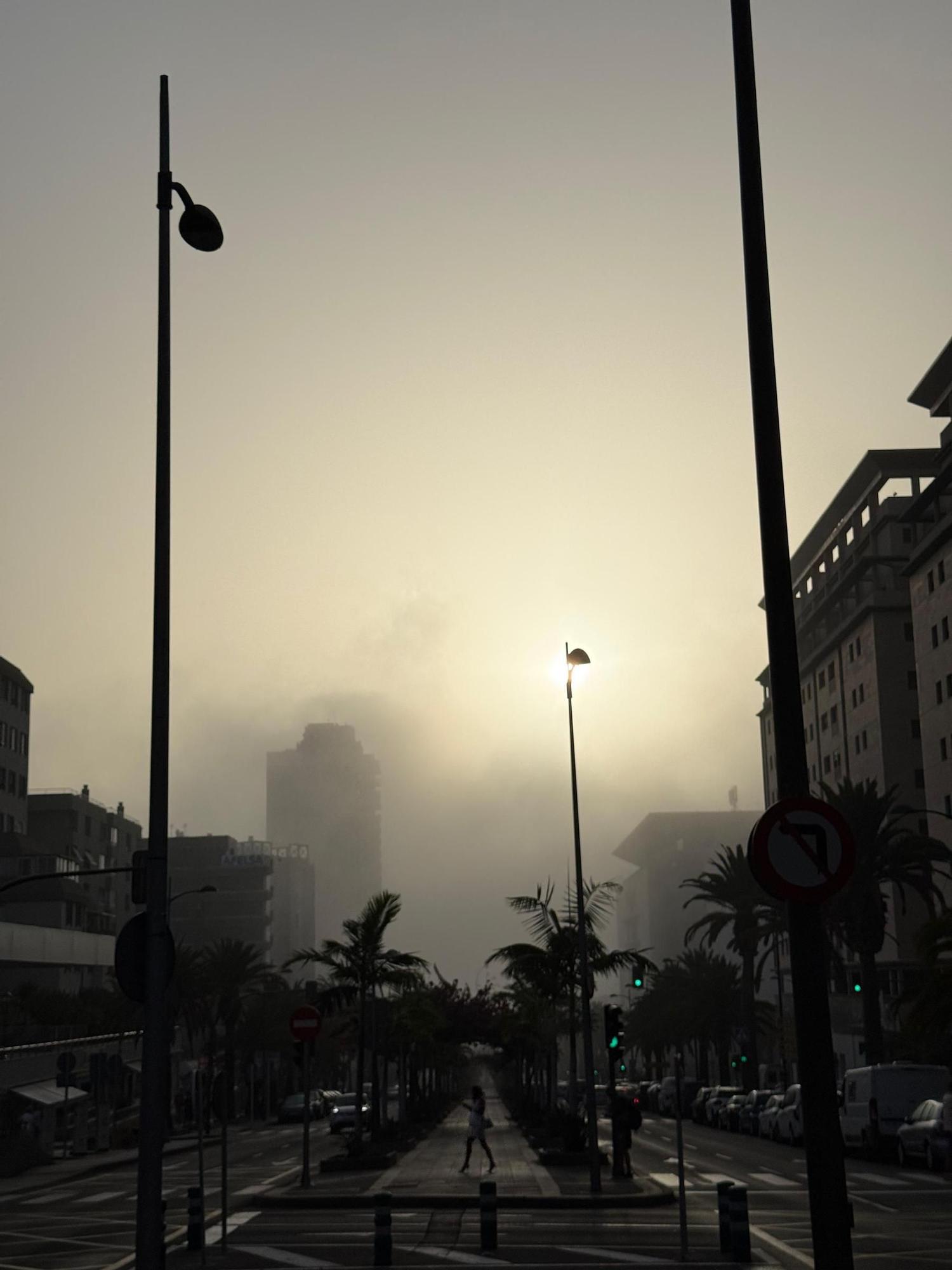 INTENSA NEBLINA TENERIFE: Santa Cruz de Tenerife 'oculta