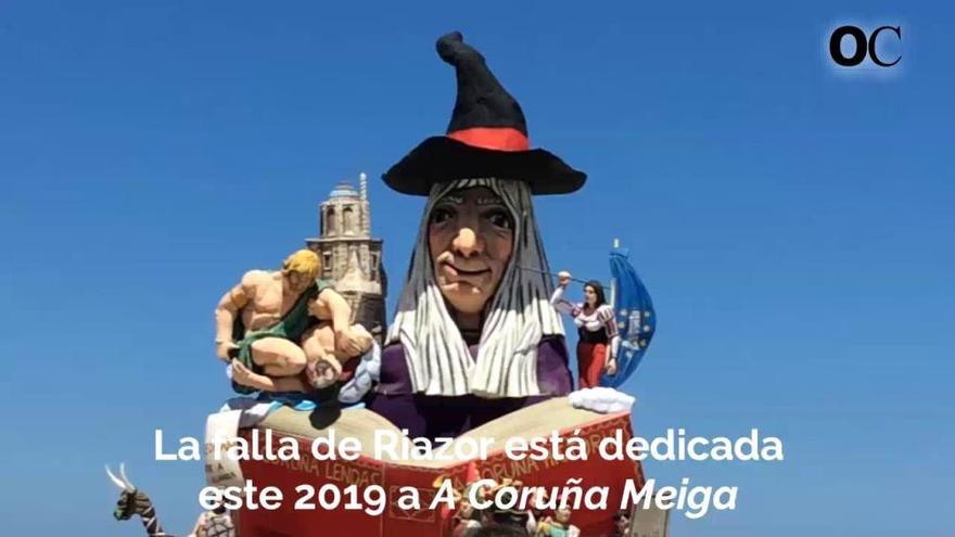 A Coruña Meiga, la falla de San Juan 2019