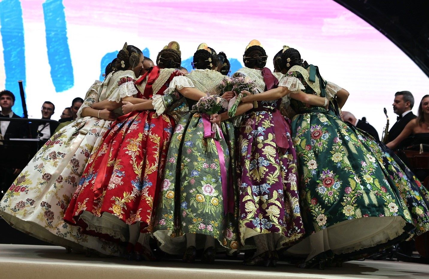 La celebración de las candidatas a Fallera Mayor de València 2026