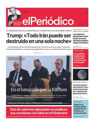 La portada de EL PERIÓDICO del 7 de abril de 2026