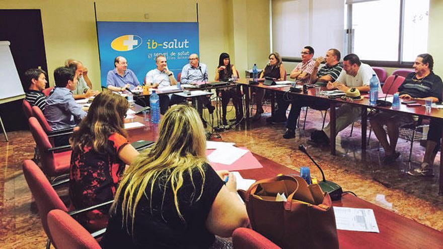 Una imagen de una reunión de la mesa sectorial de Sanidad.