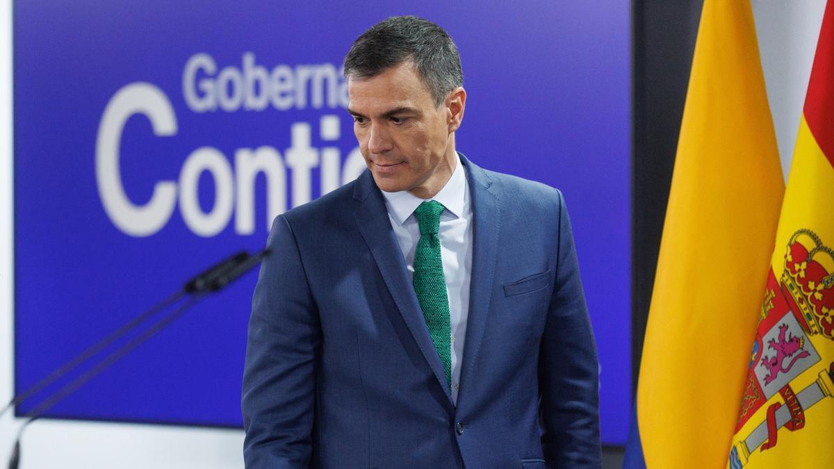 El presidente del Gobierno Pedro Sánchez