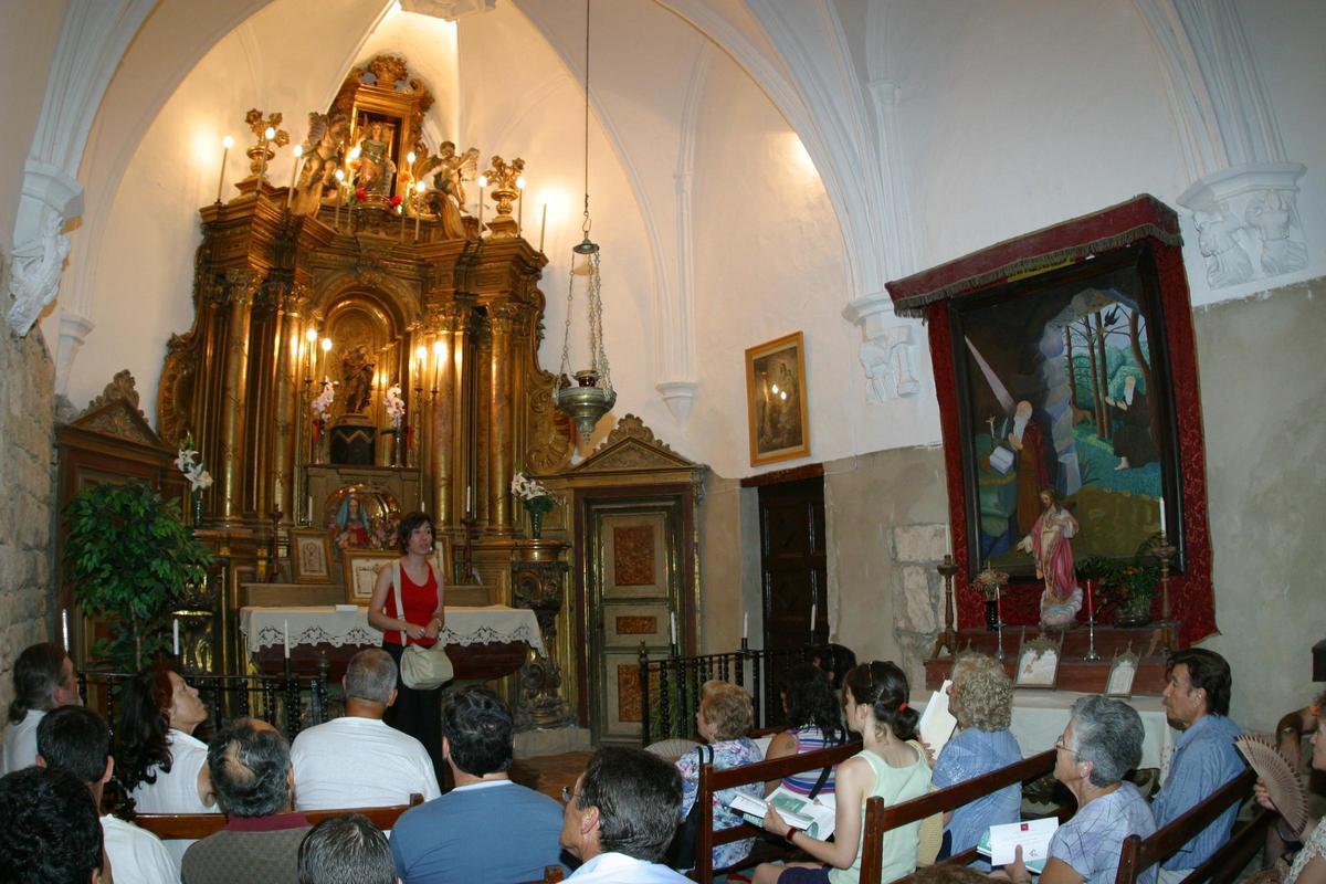La capella gòtica de Sant Pau és un espai privat que es va poder veure en una visita