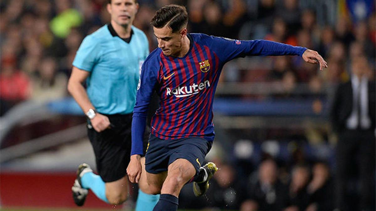 Coutinho se reivindicó con un golazo ante el United