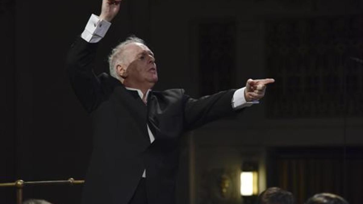 Daniel Barenboim, durante la apertura del Festival Primavera de Praga.