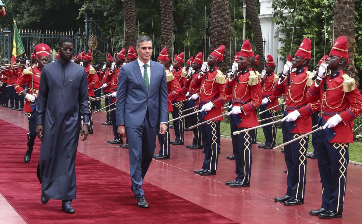 Sánchez condemna l’"infern" de la immigració irregular Sánchez condemna l’"infern" de la immigració irregular