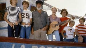 Los protagonistas de Verano azul a bordo de La Dorada