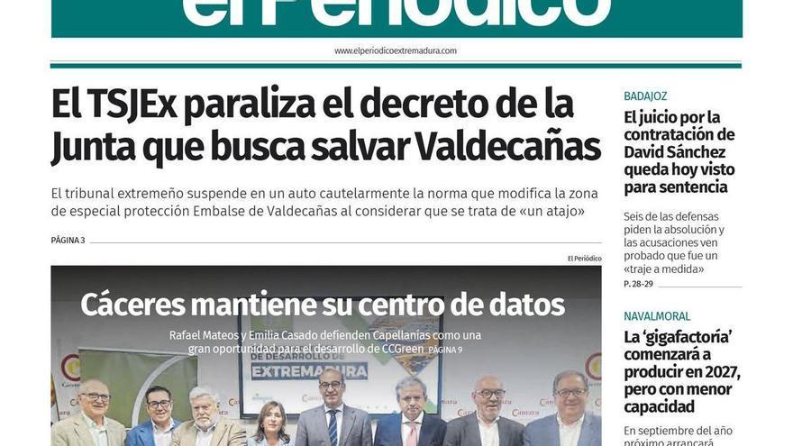 Consulta la portada correspondiente al día 9 de ju