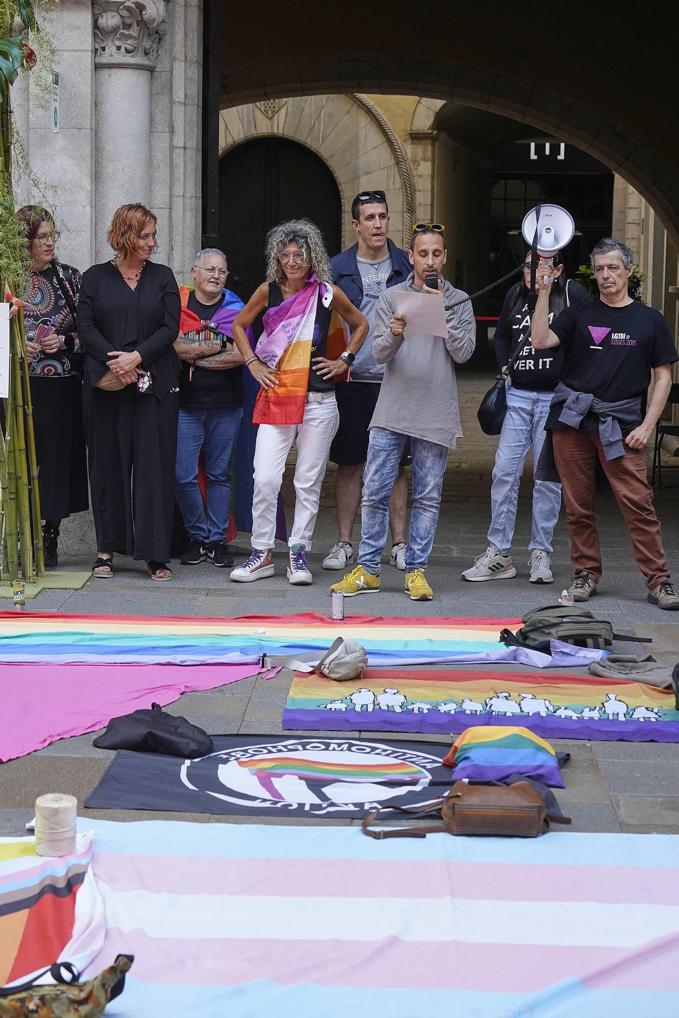 Concentració a Girona pel Dia Internacional contra l’LGTBI-fòbia
