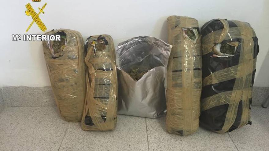 Detenido un vecino de Vinaròs con 4 kilos de marihuana en un autobús