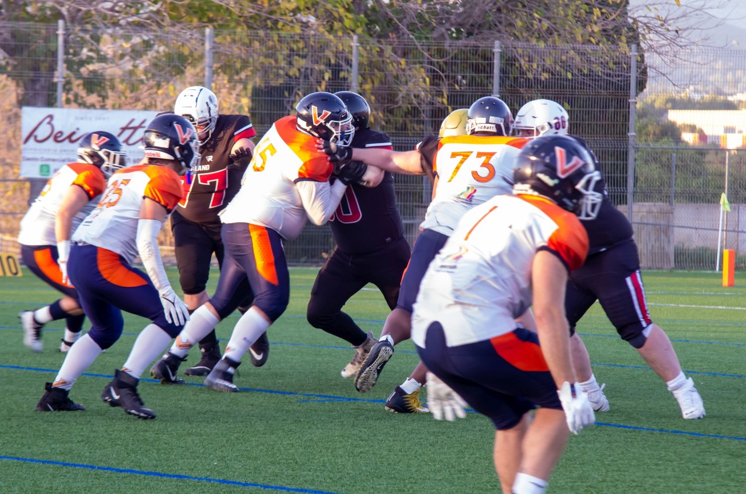 Derrota del Mallorca Voltors de fútbol americano ante los Sealand Seahawks