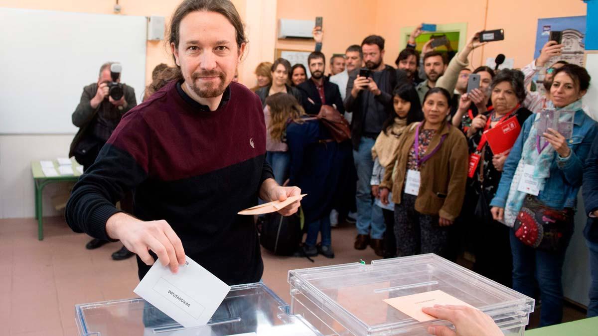 Elecciones 28-A. Iglesias espera una amplia participación que ayudaría a una mayoría progresista