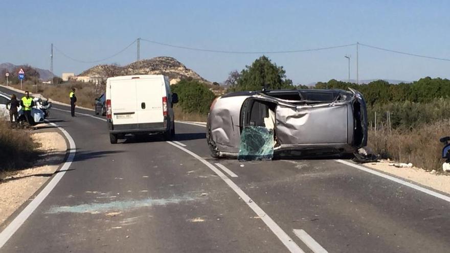 Accidente ocurrido en Novelda