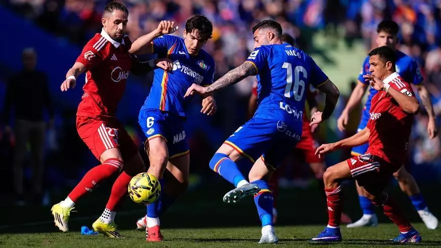 Resumen, goles y highlights del Getafe 0 - 1 Sevilla FC de la jornada 25 de LaLiga EA Sports