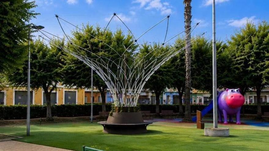 La Pobla Llarga, Real y Llombai instalan pérgolas vegetales para proteger del calor a sus vecinos