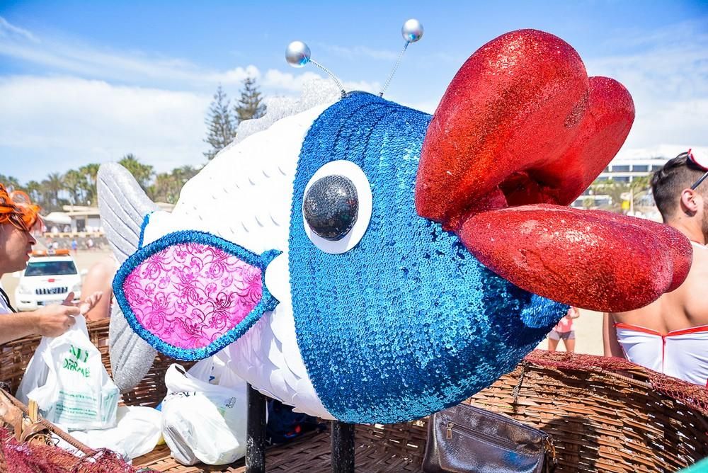 Rescate de la sardina del Carnaval Internacional de Maspalomas Maspamoon 2019