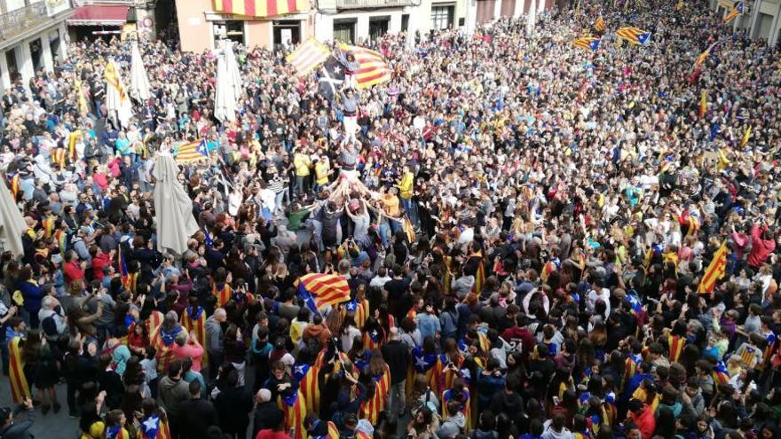 Manifestació del 18 d&#039;octubre, a Manresa