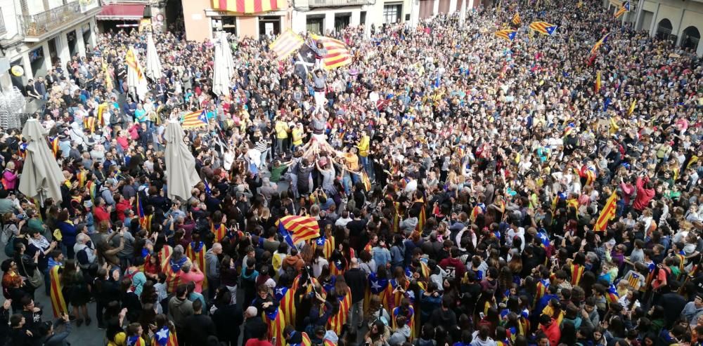 Manifestació del 18 d'octubre, a Manresa