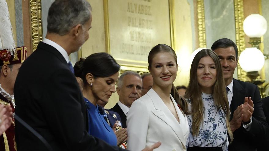 La princesa Leonor jura la Constitución en el Congreso