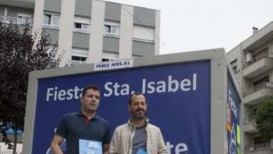 Óscar García y Ángel García, ayer, en la presentación.