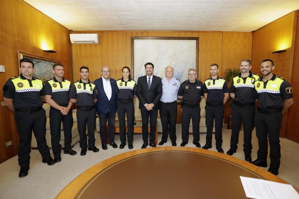 Más policías para Alicante