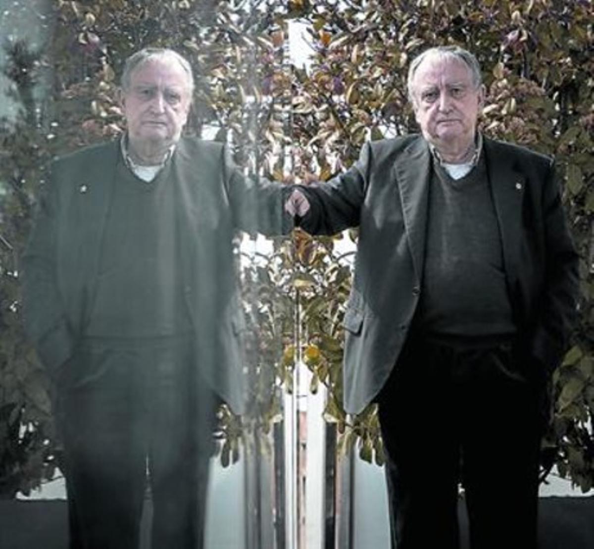 Rafael Chirbes, durant la presentació a Barcelona d’’En la orilla’.