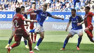 La crónica del Oviedo-Zaragoza (1-0). Derrota por golpe de gracia