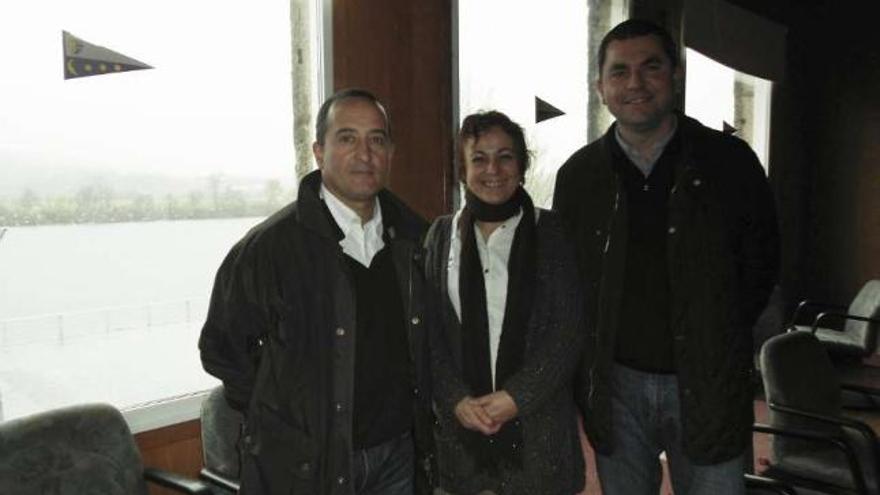 Luis Saracho Portela, Rosa María Estévez Carrera y Roberto Pardo Diz.  // E.G.