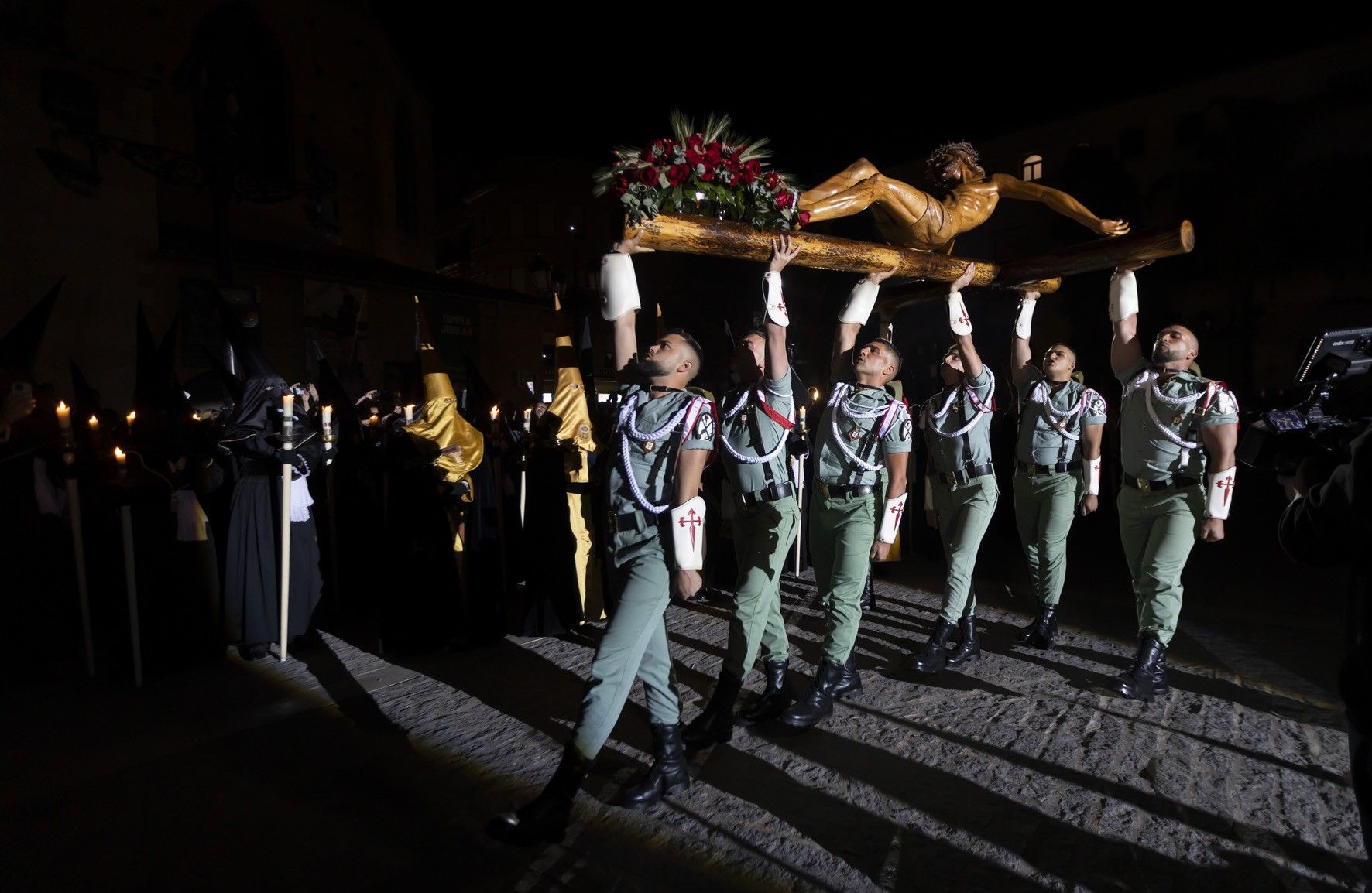 Imágenes del Jueves Santo de Gandia