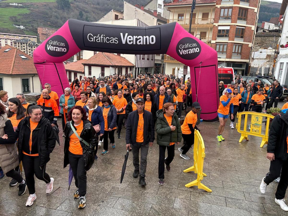 Salida de la marcha del año pasado en Cangas del Narcea.