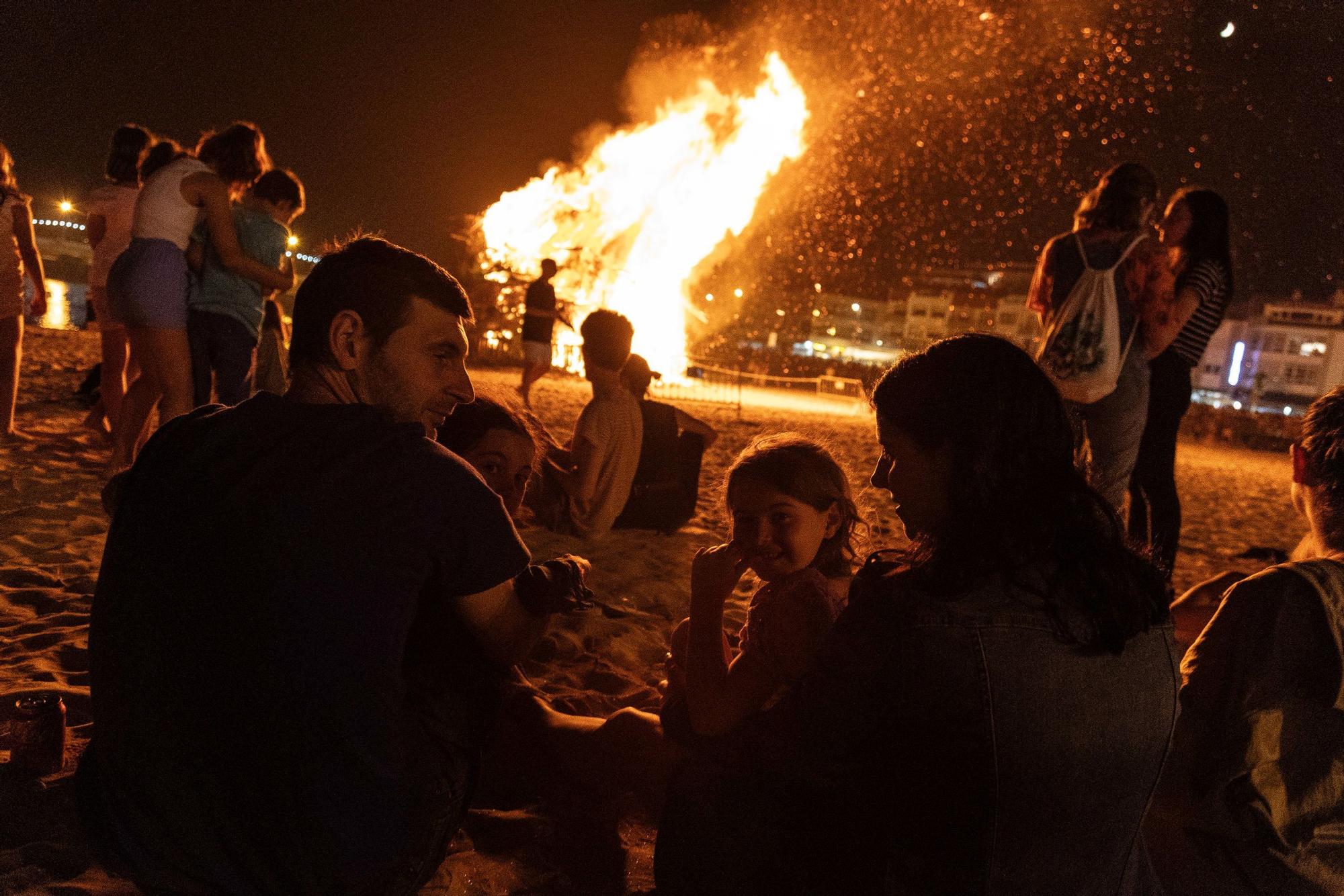 Noche mágica en un caluroso San Xoán en Galicia