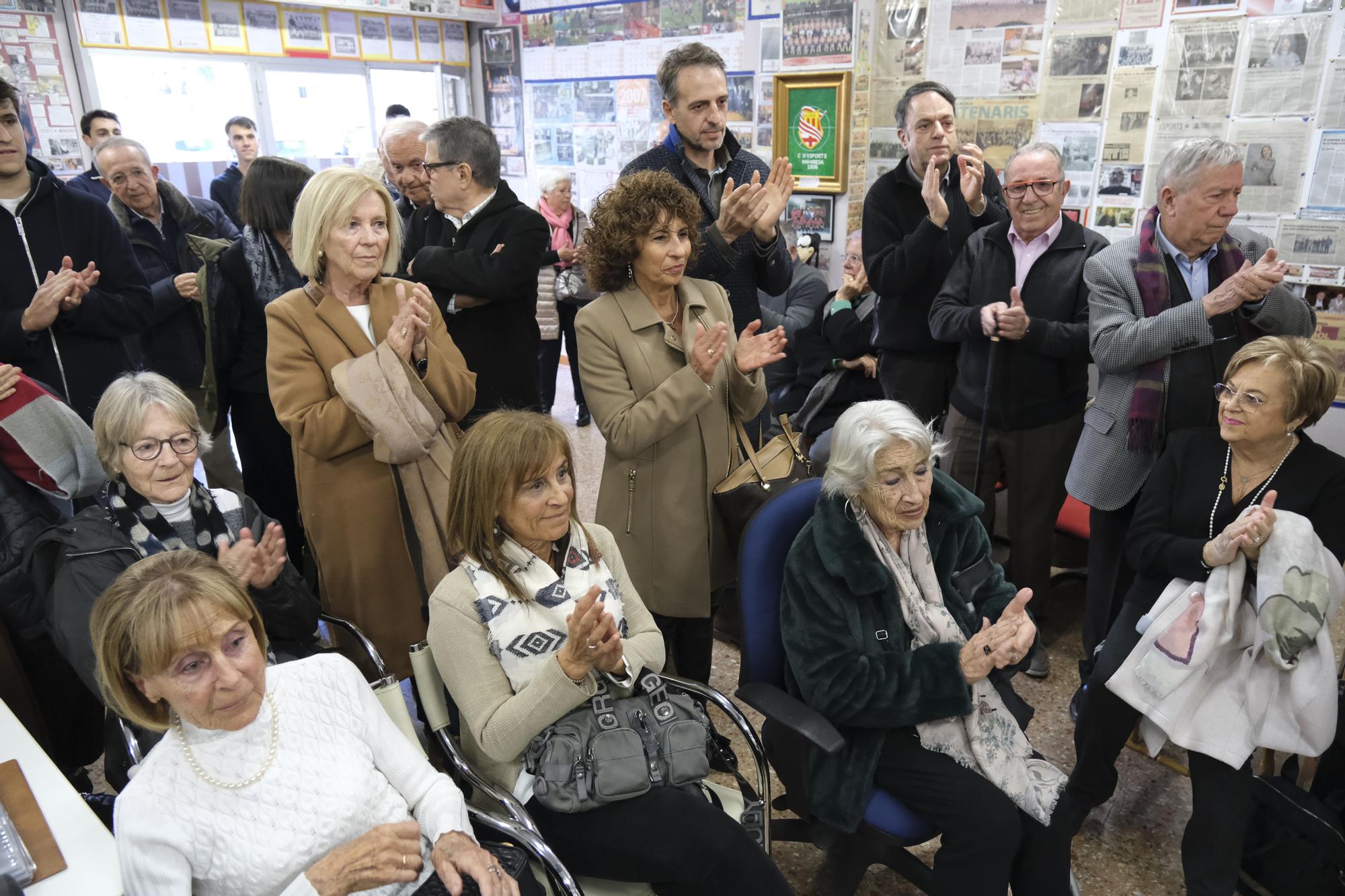 Les imatges de l'emotiu homenatge del CE Manresa a Joaquim Besora