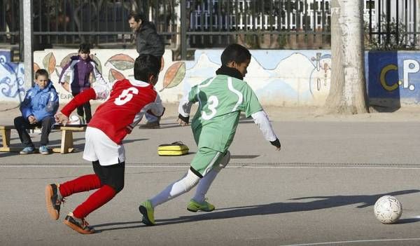 FÚTBOL SALA: La Almozara CP-Josefa Amar y Borbo (serie primera benjamín) / La Almozara-Recarte y Ornat (primera alevín)  / Santo Domingo-Hermanos (serie segundo alevín)