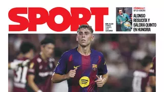 La portada de SPORT de hoy domingo, 3 de agosto de 2025